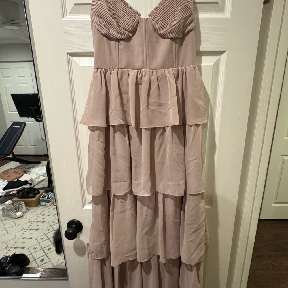 Birdy Grey Tiered Maxi Gown for Weddings